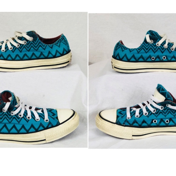 Converse CT Ox Women US 8 Mens 6 Blue Sneakers - Picture 2 of 8